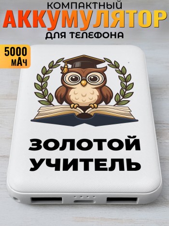Повербанк "Золотой учитель"
