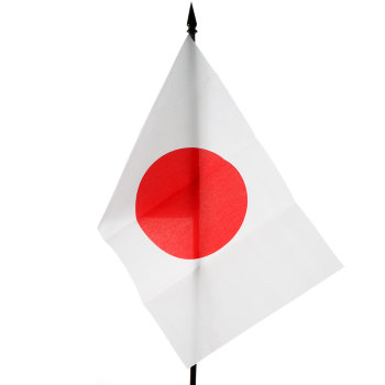 Настольный флаг Японии (22 х 14 см)