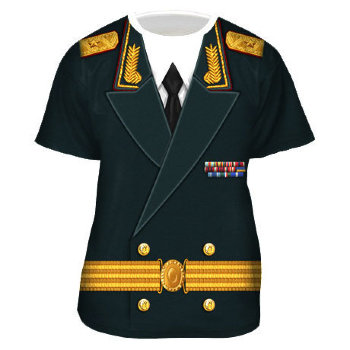 Мужская футболка "Генерал-майор" (размер 58)