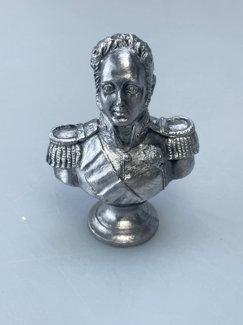 Бюст Александра I, олово (10 см)