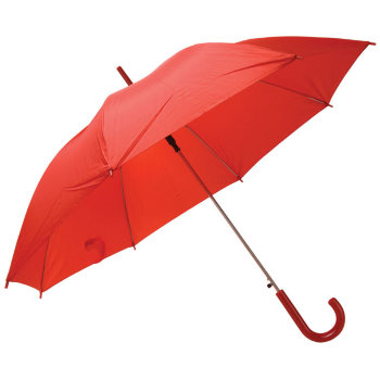 Зонт-трость красного цвета (купол 100 см)