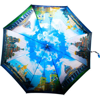 Зонт-трость "Яркий Санкт-Петербург" (полуавтомат)