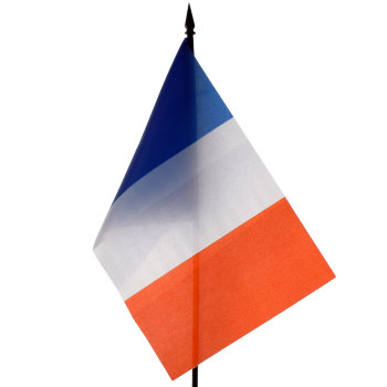Настольный флаг Франции (22 х 14 см)