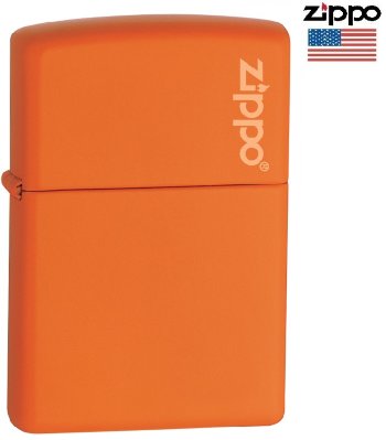 Зажигалка Zippo 231ZL Orange Matte  Оранжевый Матовый