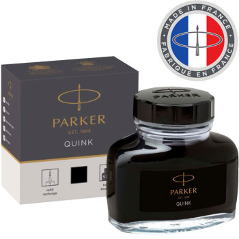 Флакон с чернилами Parker Quink Ink Z13 чёрного цвета (57 мл)